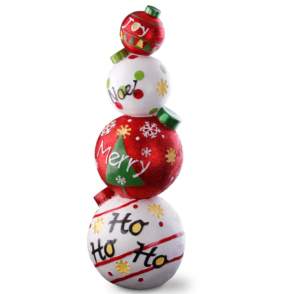 Shop for the 33" Stacked Christmas Ornaments Decoration at Michaels Christmas Decorations At Michaels